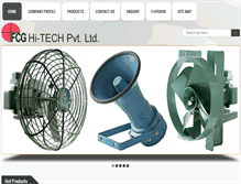 Tablet Screenshot of fcghitech.in